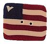 Small Folk Art Square Flag